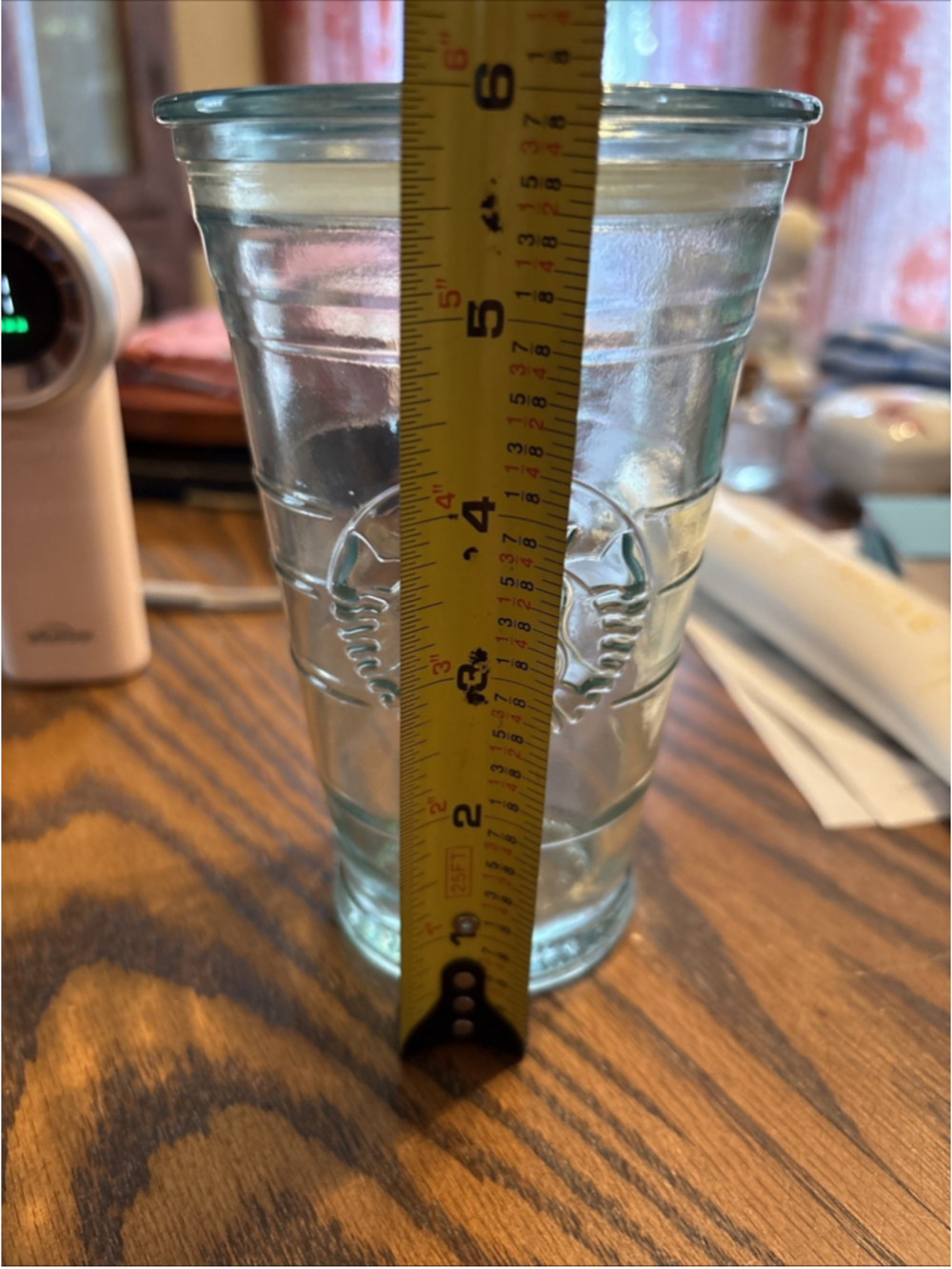 Starbucks Coffee Clear Recycled Glass Tumbler Cup Made in SPAIN - Picture 4 of 4